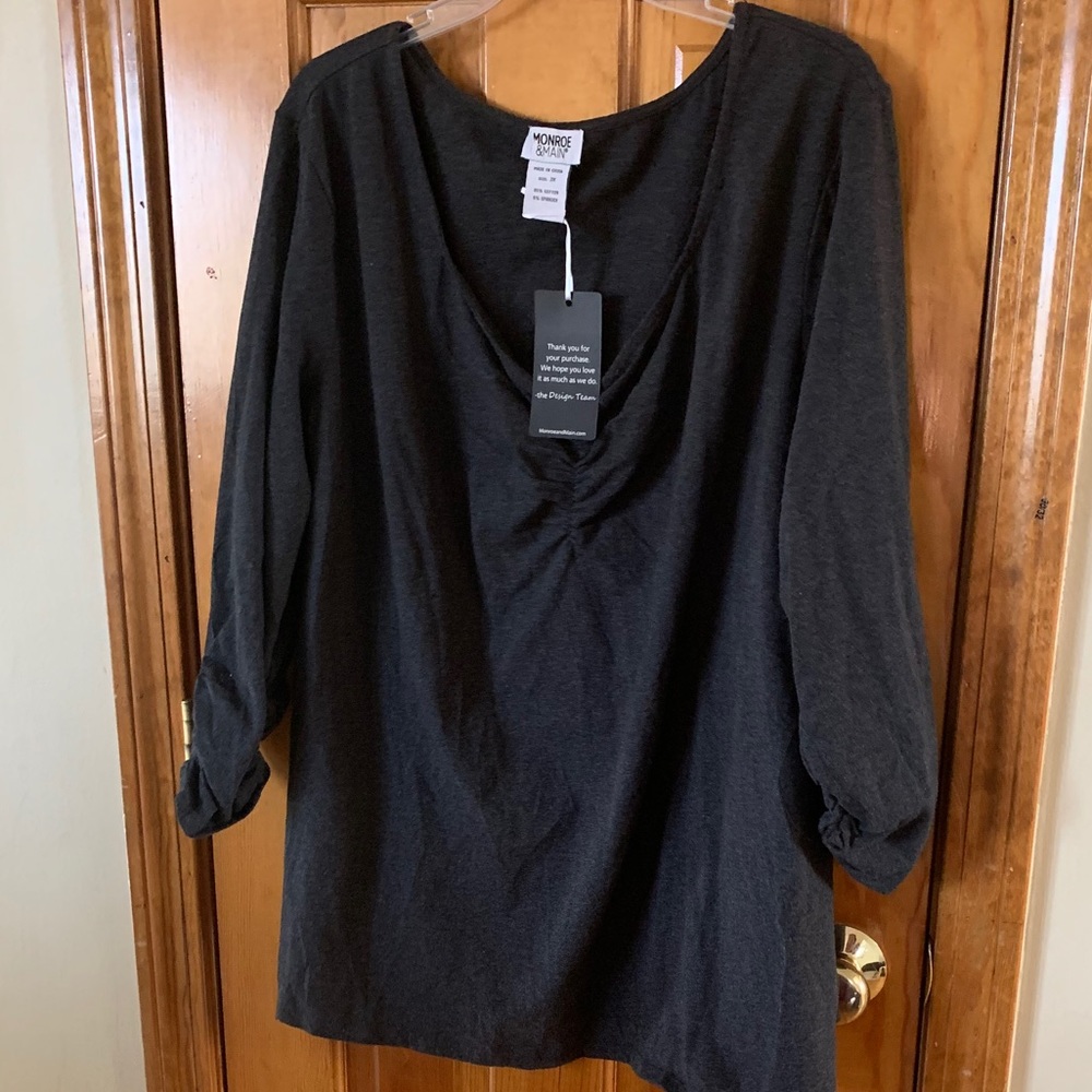 MONROE AND MAIN PLUS SZ 3X TOP NEW